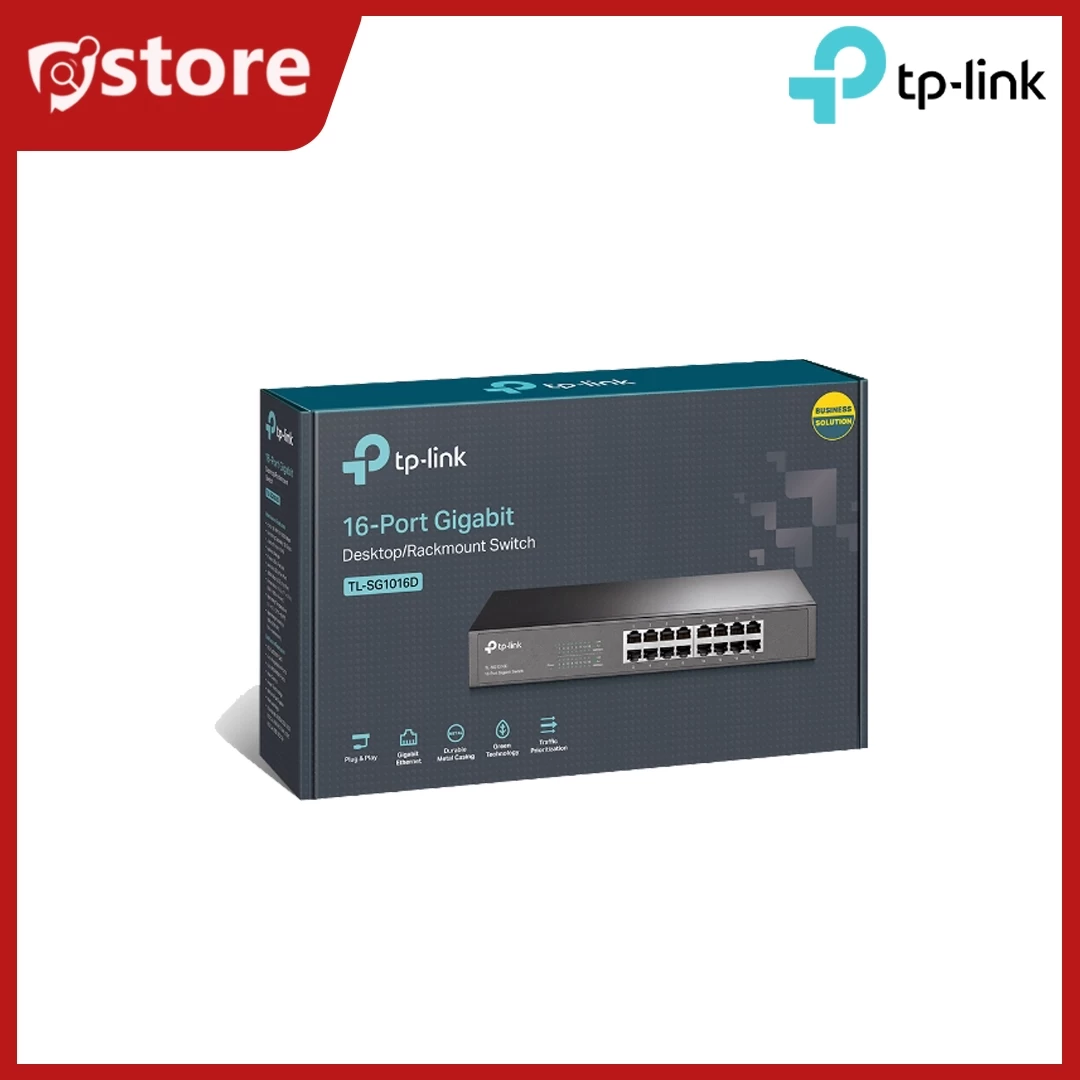 Tp-Link Switch Gigabit 16 Ports TL-SG1016D 1000M