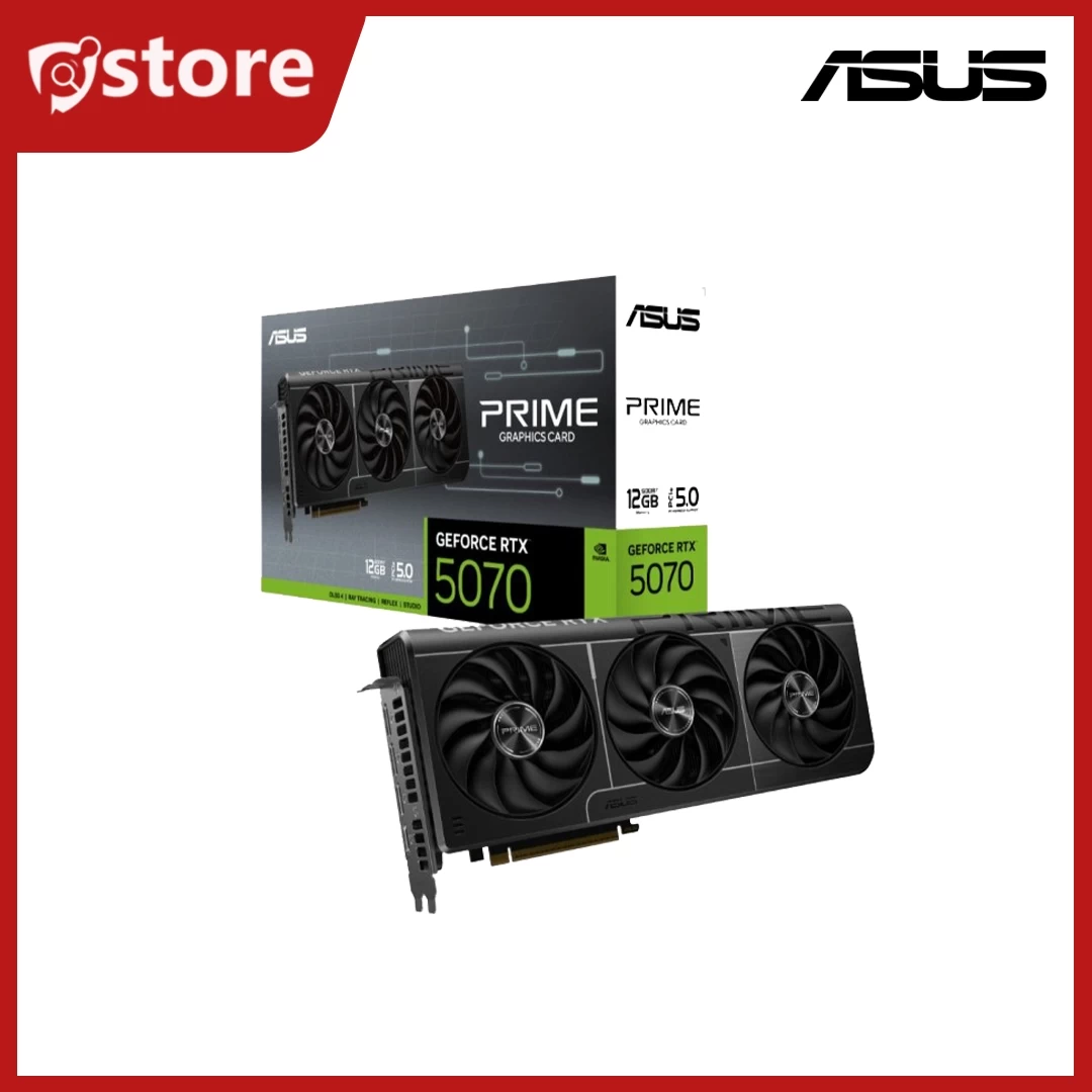 TUF-RTX5070-O12G-GAMING ( VRAM 12GB GDDR7 / CUDA CORES 6144 Units / Boost: 2640 MHz / 192-bit / DP x3, HDMI x2 / 3years )