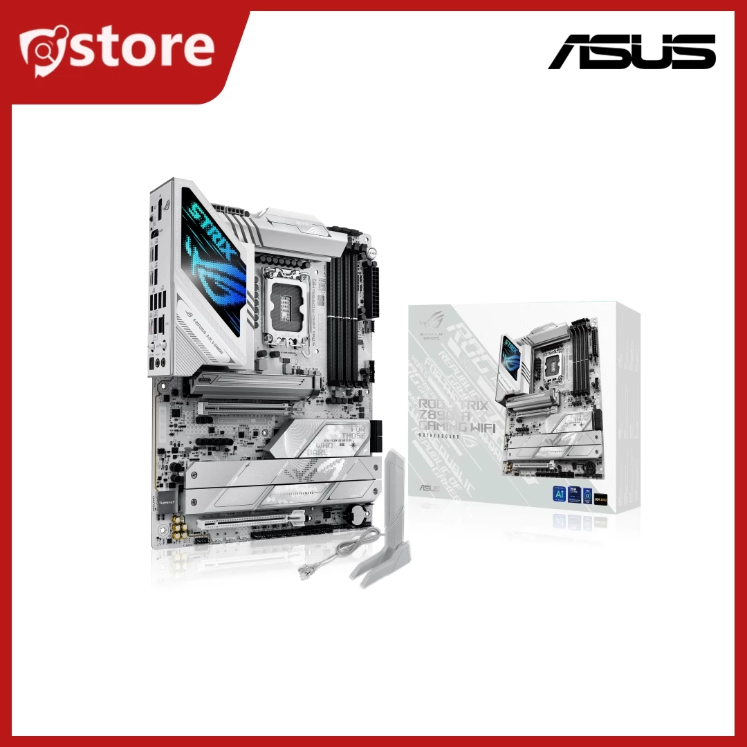 ASUS ROG STRIX Z890-A GAMING WIFI ( 4x DDR5, Max 256GB / 9066+(OC) / 5x M.2 / 1x HDMI, 1x DP, 2x Thunderbolt 4 / Wi-Fi 7 / Bluetooth 5.4 / ATX)