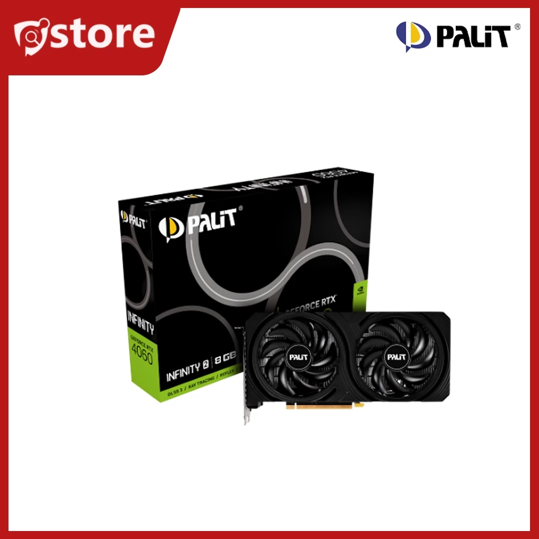 PALIT Dual RTX 4060 8GB GDDR6 Black